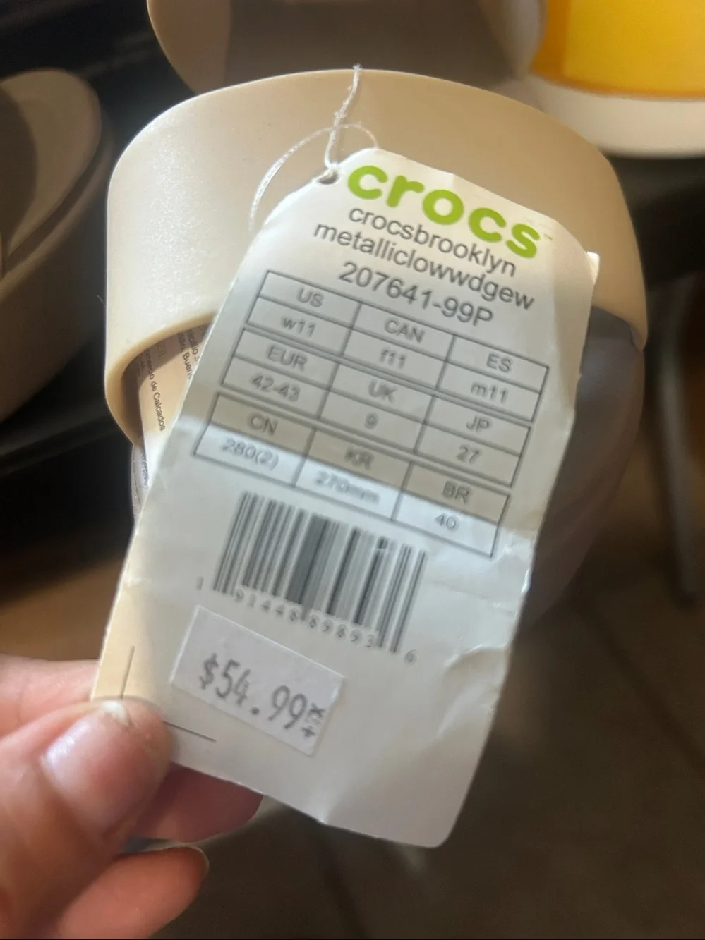 Crocs Brooklyn Platform Sandal size 11